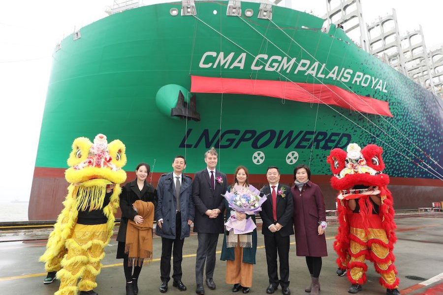 Cma Cgm Welcomes Eighth Vessel In Its Strong Lng Powered Fleet Manifold Times